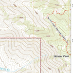 United States Geological Survey Cane Canyon, CA (2022, 24000-Scale) digital map