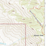 United States Geological Survey Cane Canyon, CA (2022, 24000-Scale) digital map