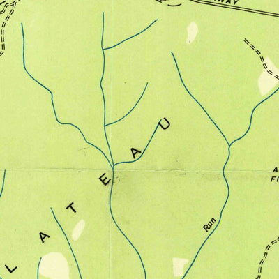 United States Geological Survey Cane Hollow, TN (1936, 24000-Scale) digital map