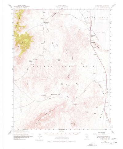 United States Geological Survey Cane Spring, NV (1952, 62500-Scale) digital map