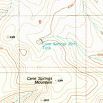 United States Geological Survey Cane Springs Mountain, AZ (2004, 24000-Scale) digital map