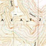 United States Geological Survey Cane Springs Mountain, AZ (2004, 24000-Scale) digital map