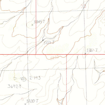 United States Geological Survey Cane Springs SE, AZ (1985, 24000-Scale) digital map