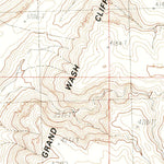 United States Geological Survey Cane Springs SE, AZ (1985, 24000-Scale) digital map