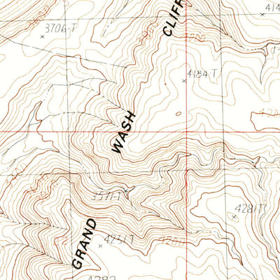 United States Geological Survey Cane Springs SE, AZ (1985, 24000-Scale) digital map