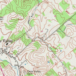 United States Geological Survey Cane Valley, KY (1970, 24000-Scale) digital map