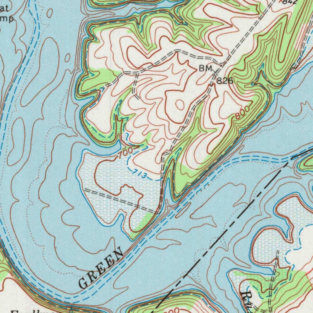 Cane Valley, KY (1970, 24000-Scale) Map by United States Geological ...