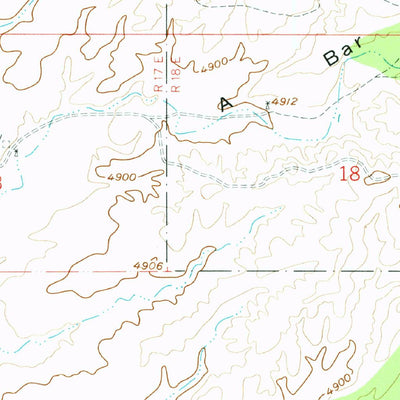 United States Geological Survey Canelo Pass, AZ (1958, 24000-Scale) digital map