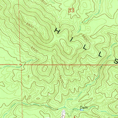 United States Geological Survey Canelo Pass, AZ (1958, 24000-Scale) digital map