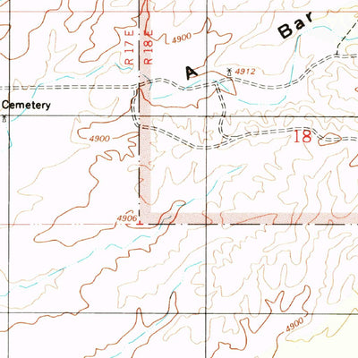 United States Geological Survey Canelo Pass, AZ (1996, 24000-Scale) digital map