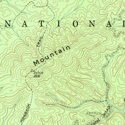 United States Geological Survey Caney Creek, TN (1967, 24000-Scale) digital map
