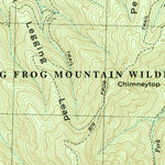 United States Geological Survey Caney Creek, TN (1999, 24000-Scale) digital map