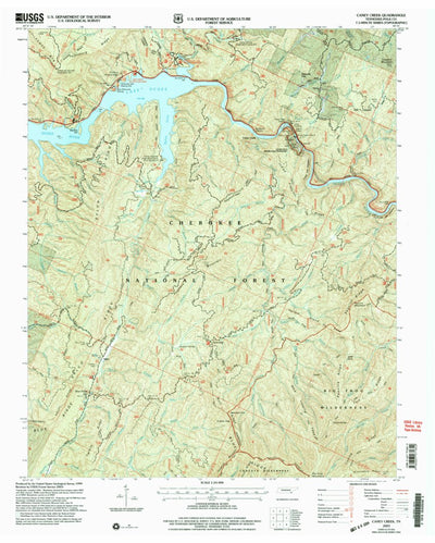 United States Geological Survey Caney Creek, TN (2003, 24000-Scale) digital map