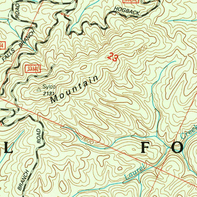 United States Geological Survey Caney Creek, TN (2003, 24000-Scale) digital map