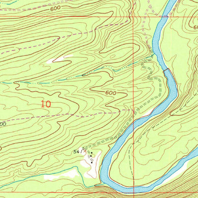 United States Geological Survey Caney Mountain, OK (1962, 24000-Scale) digital map
