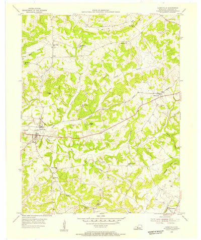 United States Geological Survey Caneyville, KY (1954, 24000-Scale) digital map