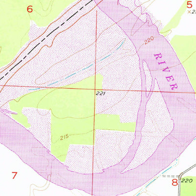 United States Geological Survey Canfield, AR (1952, 24000-Scale) digital map