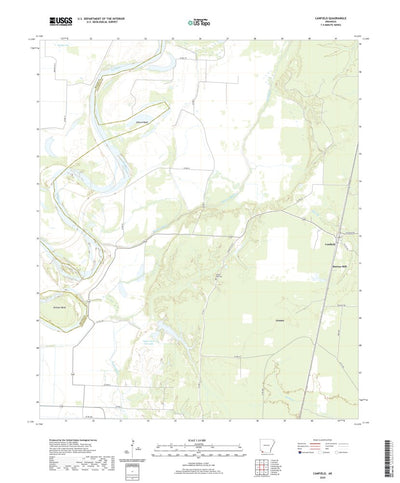 United States Geological Survey Canfield, AR (2020, 24000-Scale) digital map