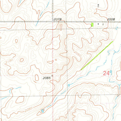 United States Geological Survey Canfield Lake, ND (1979, 24000-Scale) digital map
