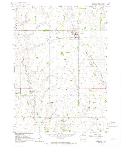 United States Geological Survey Canistota, SD (1964, 24000-Scale) digital map