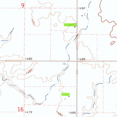 United States Geological Survey Canistota, SD (1964, 24000-Scale) digital map