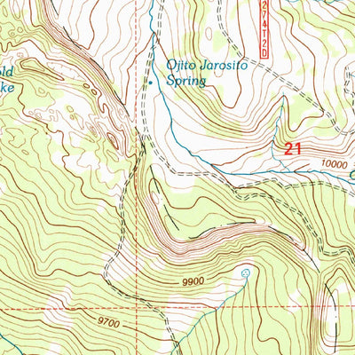 United States Geological Survey Canjilon Mountain, NM (1995, 24000-Scale) digital map