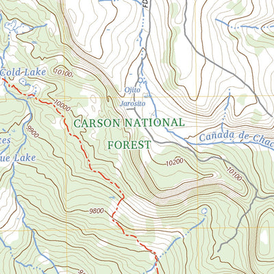 United States Geological Survey Canjilon Mountain, NM (2023, 24000-Scale) digital map