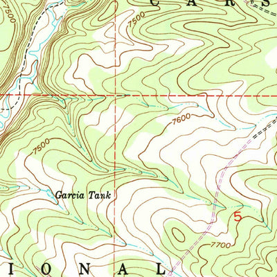 United States Geological Survey Canjilon, NM (1953, 24000-Scale) digital map