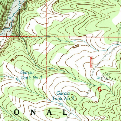 United States Geological Survey Canjilon, NM (1995, 24000-Scale) digital map