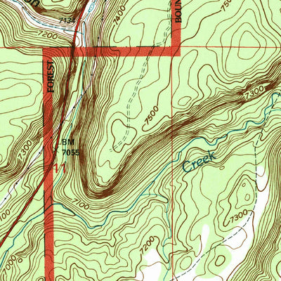 United States Geological Survey Canjilon, NM (1995, 24000-Scale) digital map