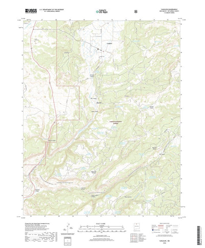United States Geological Survey Canjilon, NM (2020, 24000-Scale) digital map