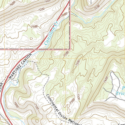 United States Geological Survey Canjilon, NM (2020, 24000-Scale) digital map