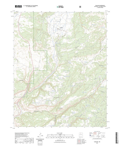United States Geological Survey Canjilon, NM (2023, 24000-Scale) digital map