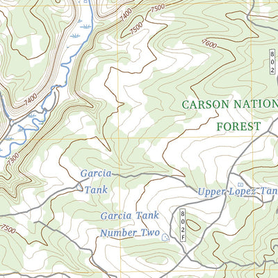 United States Geological Survey Canjilon, NM (2023, 24000-Scale) digital map