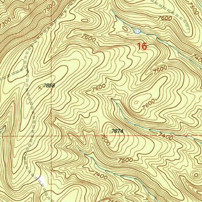 United States Geological Survey Canjilon SE, NM (1995, 24000-Scale) digital map