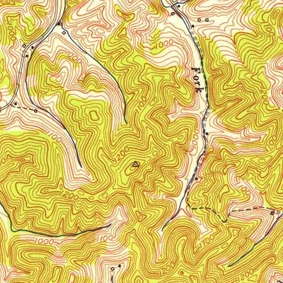 United States Geological Survey Cannel City, KY (1951, 24000-Scale) digital map