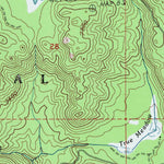 United States Geological Survey Cannell Peak, CA (1986, 24000-Scale) digital map