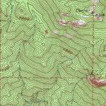 United States Geological Survey Cannell Peak, CA (1986, 24000-Scale) digital map