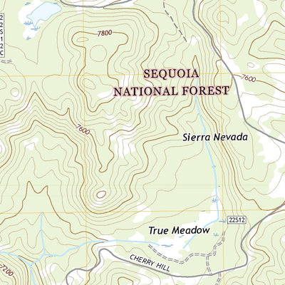 United States Geological Survey Cannell Peak, CA (2021, 24000-Scale) digital map