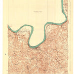 United States Geological Survey Cannelton, IN-KY (1934, 62500-Scale) digital map