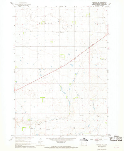 United States Geological Survey Canning NW, SD (1967, 24000-Scale) digital map