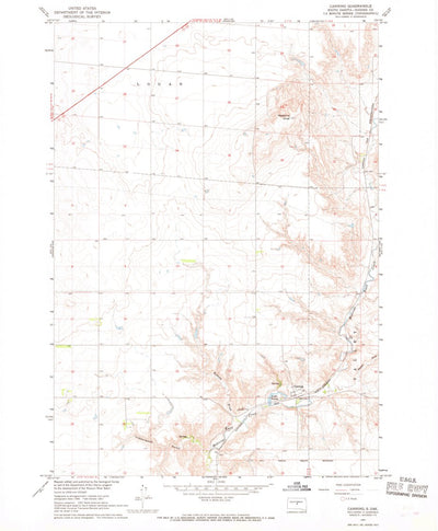 United States Geological Survey Canning, SD (1967, 24000-Scale) digital map