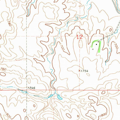 United States Geological Survey Cannon Ball NW, ND (1968, 24000-Scale) digital map