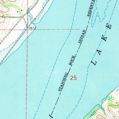 United States Geological Survey Cannon Ball SE, ND (1968, 24000-Scale) digital map