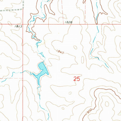 United States Geological Survey Cannon Ball SW, ND (1968, 24000-Scale) digital map