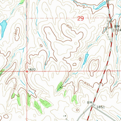 United States Geological Survey Cannon Ball SW, ND (1968, 24000-Scale) digital map