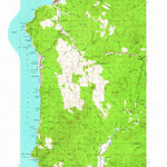 United States Geological Survey Cannon Beach, OR (1955, 62500-Scale) digital map