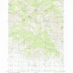 United States Geological Survey Cannonball Mountain, ID (1986, 24000-Scale) digital map