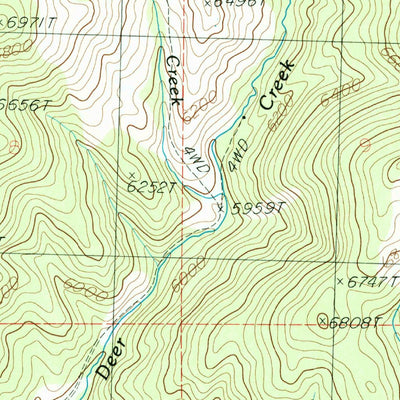 United States Geological Survey Cannonball Mountain, ID (1986, 24000-Scale) digital map