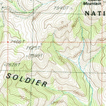 United States Geological Survey Cannonball Mountain, ID (1986, 24000-Scale) digital map